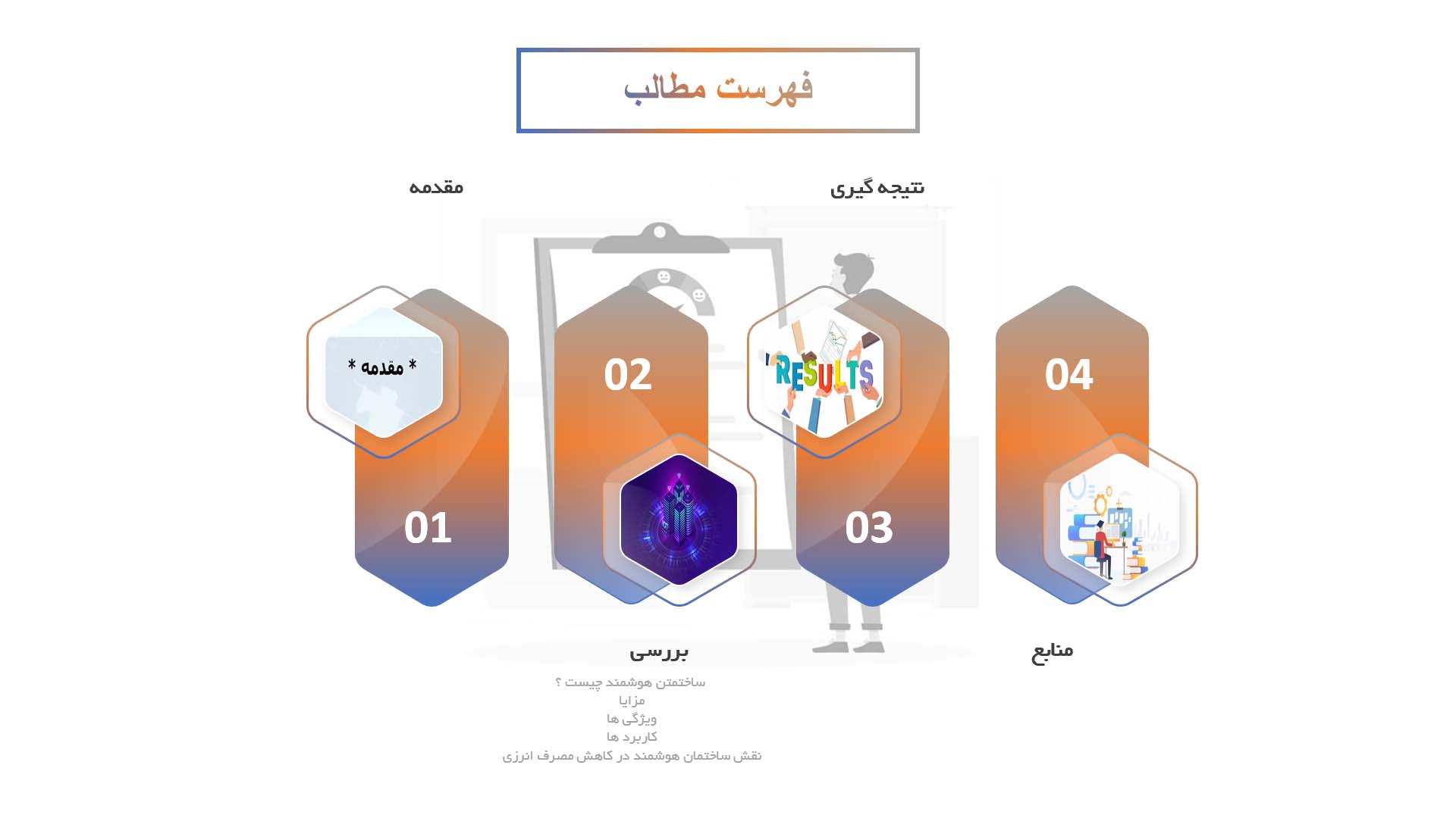 پاورپوینت در مورد تاثیر استفاده از ساختمان های هوشمند در مدیریت انرژی